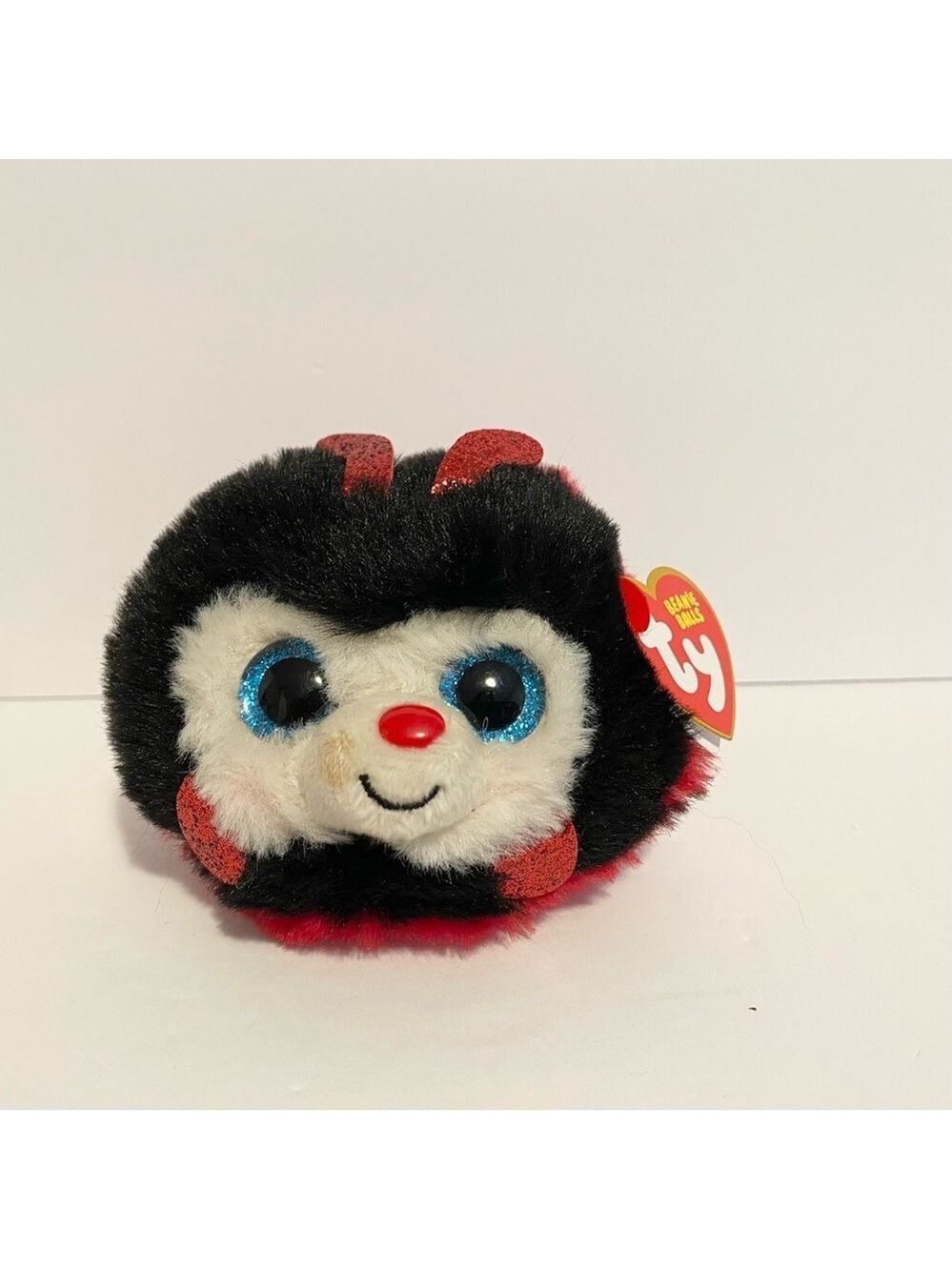 Ty Beanie Baby Izzy Ladybug Plush Beanie Bellies 3” Stuffed Animal Toy Bug Mini